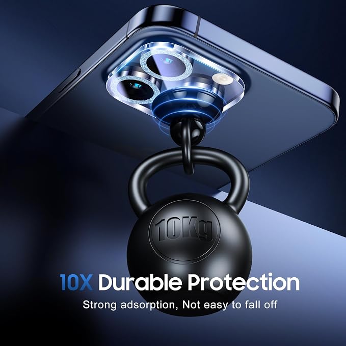 UniqueMe for 3 Pack iPhone 15 Pro/iPhone 15 Pro Max Camera Lens Protector - Image 2