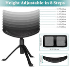 Footrest for Desk Adjustable Height 2-in-1 Function Rotatable Ergonomic Under - Image 4