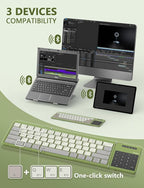 Nillkin Foldable Keyboard with Touchpad, Full Size Keys, Large Trackpad Small - Image 2
