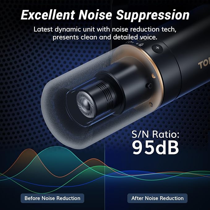 TONOR Dynamic Microphone, XLR/USB Microphone - Image 3