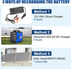 Weize 12V 100Ah TM Bluetooth LiFePO4 Lithium Battery, Built-in 120A BMS - Image 6