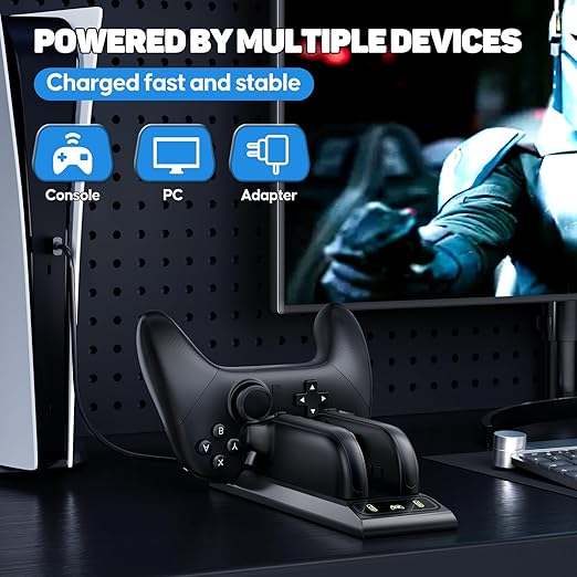 3 in 1 Controller Charger for Nintendo Switch 2 JoyCon/Pro, Charging Dock - Image 7