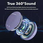 Monster Bluetooth Speaker, IPX8 Shower Speaker Waterproof, Extra Long Playtime - Image 2