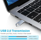 ABLAZE 64GB Flash Drive 5 Pack, Metal USB 2.0 Thumb Drives - Image 3