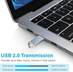 ABLAZE 8GB Flash Drive 20 Pack, Metal USB 2.0 Thumb Drives - Image 3