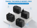 International Travel Adapter Voltage Converter Combo - Image 4