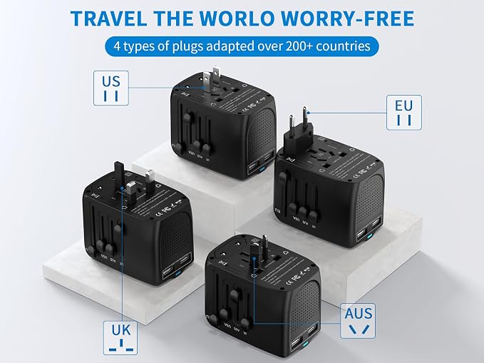 International Travel Adapter Voltage Converter Combo - Image 4