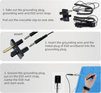 Kaisi Anti-Static Mat with ESD Wrist Strap and Grounding kit, Silicone - Image 3