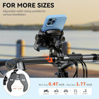 Kewig Motorcycle Phone Mount Holder- Bike Phone Mount Handlebar Clamp, Bicycle - Image 5