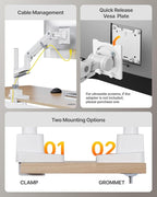 monTEK Heavy-Duty Single Monitor Arm - Image 8