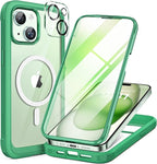 Miracase Magnetic for iPhone 15 Plus Case 6.7'' Full-Body Military Drop Proof by Miracase