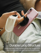 Heesch Magnetic Phone Grip for Back of Phone Ring Holder for Phone Case - Image 7