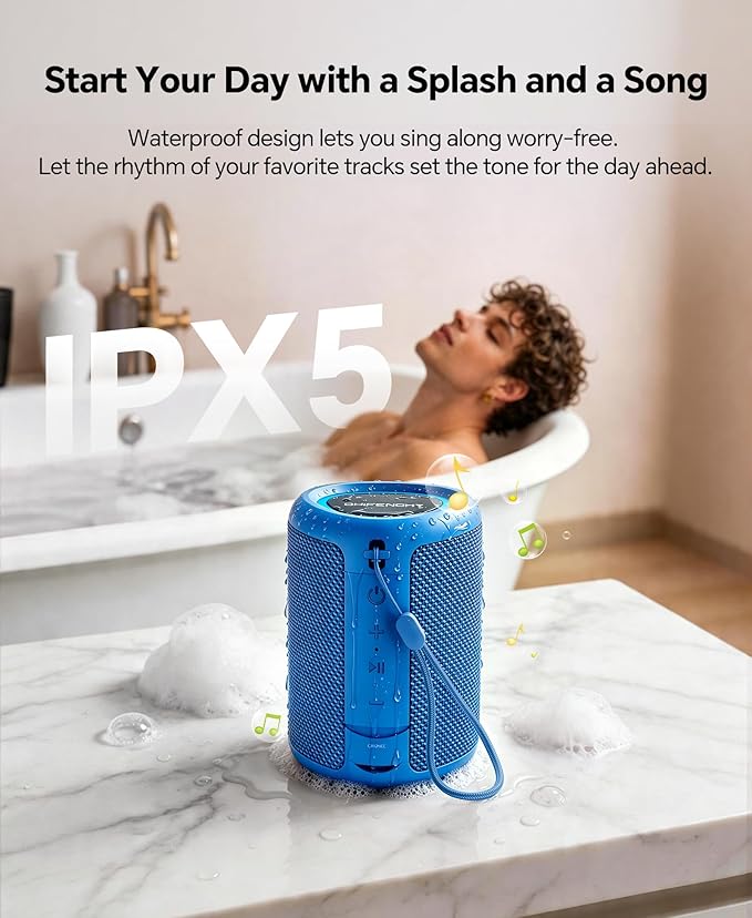 Portable Bluetooth Speaker Beach Essentials: Powerful Crystal Clear - Image 5