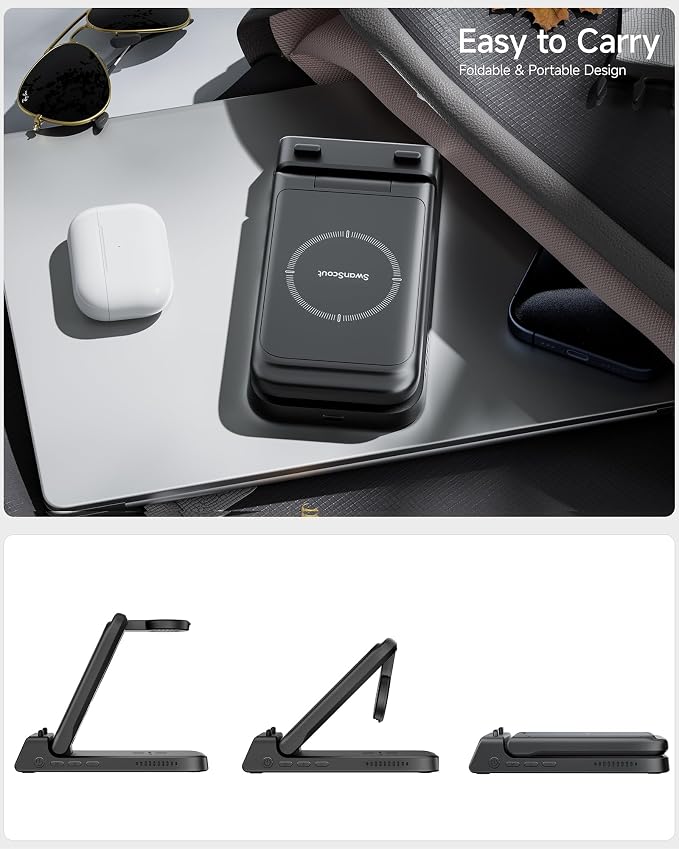 Charging Station for iPhone, SwanScout 703A, Wireless Charger for iPhone - Image 5