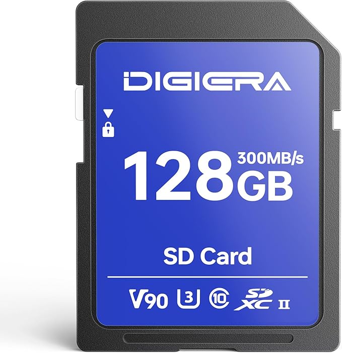 128GB LSU200 SDXC UHS-II Memory Card by DIGIERA