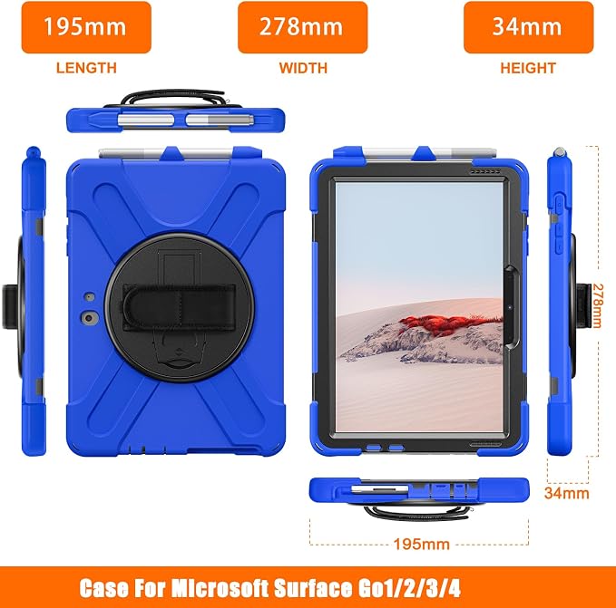 ZenRich Rugged Case for Surface Go 4/Surface Go 3/ Surface Go 2, Surface Go - Image 7