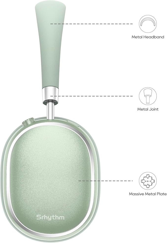 Srhythm NiceComfort 95 Hybrid Noise Cancelling Headphone Wireless, HD Sound - Image 2