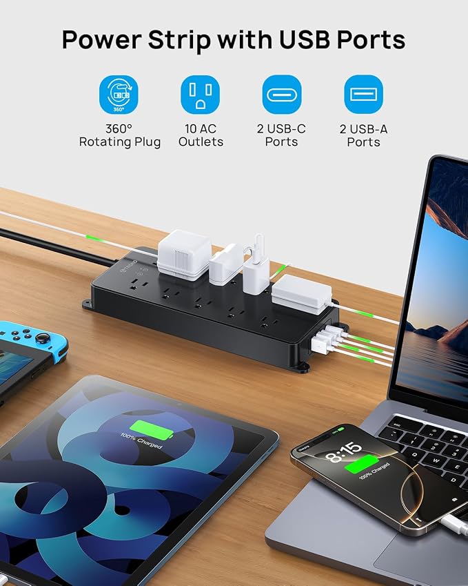 TROND Surge Protector Power Strip - Image 7