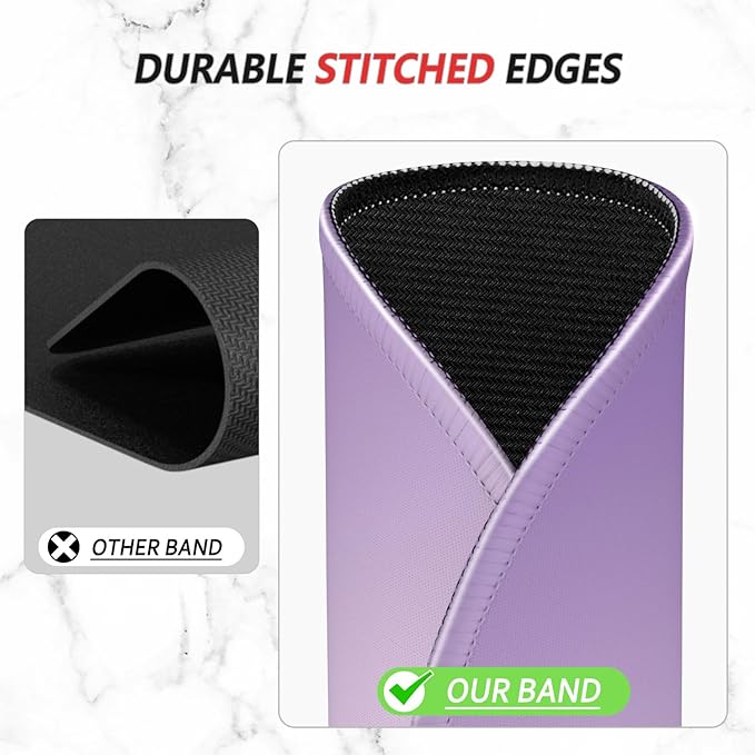 ITNRSIIET Mouse Pad Non-Slip Rubber Base Smooth Surface Stitched Edges - Image 5