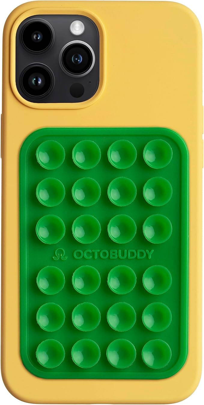 Classic MAX - Silicone Suction Phone Case Adhesive Mount - Hands-Free, Strong by Octobuddy