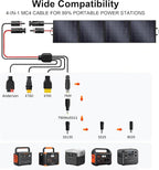 400W Portable Solar Panel for Power Station Generator, 400 Watt Foldable Solar - Image 3
