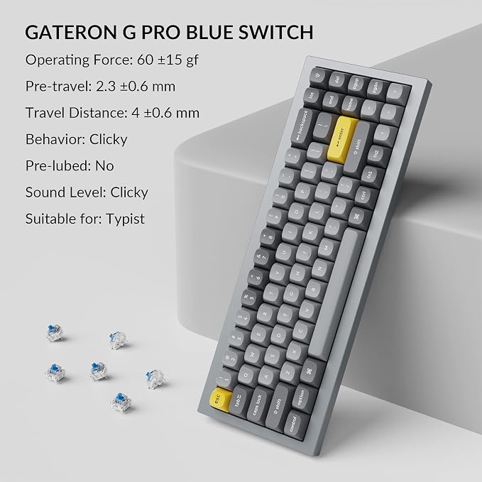 Keychron Q7 Wired Custom Mechanical Keyboard, 70% Layout QMK/VIA Programmable - Image 7