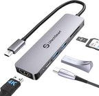 UtechSmart 6-in-1 USB-C Hub, 4K@60Hz HDMI Adapter by UtechSmart