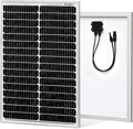50W 12V Solar Panel, High Efficiency Monocrystalline Solar Maintainer, by MUZUZZI