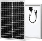 50W 12V Solar Panel, High Efficiency Monocrystalline Solar Maintainer, by MUZUZZI