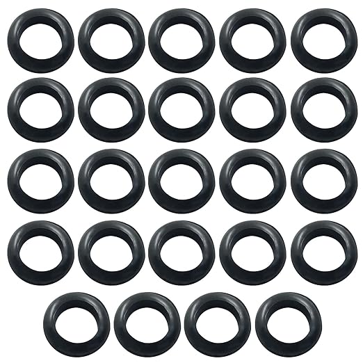 24 Pcs Rubber Grommets, 3/4" Inside Diameter 7/8" Drill Hole Rubber Wire by Kyuionty