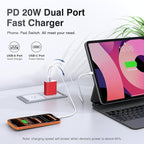 2Pieces USB C Wall Charging Block, 20W 2Port Fast USBC PD3.0 Power Adapter Type - Image 4