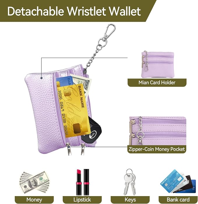 Clip and Go Strap for Phone Silver Metal Chain - Image 5