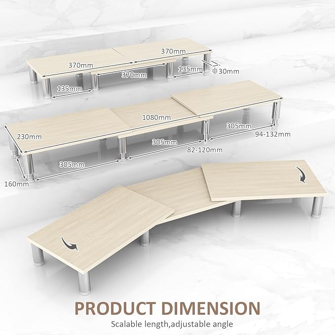 AX Waber Dual Monitor Riser - Image 4