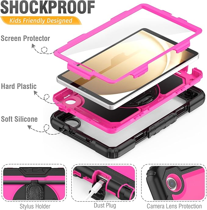 HXCASEAC Case for Samsung Galaxy Tab A9 8.7 Inch, Protective - Image 7
