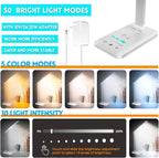 LED Desk Lamp with Wireless Charger, USB Charging Port, Desk Light with 10 - Image 2
