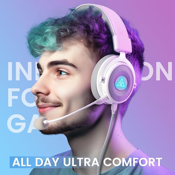 EKSA USB Gaming Headset for PC, Computer Headphones - Image 5