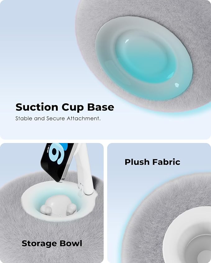 Viozon Phone Holder for Bed, Magnetic Pillow Stand, Compatible - Image 6
