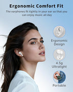 XIAOWTEK Wireless Earbuds, 2026 Bluetooth 5.4 Headphones Bass Stereo Ear Buds - Image 7