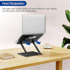 BESIGN LS10 Laptop Stand for Desk, Ergonomic Adjustable Notebook Tablet Stand - Image 5