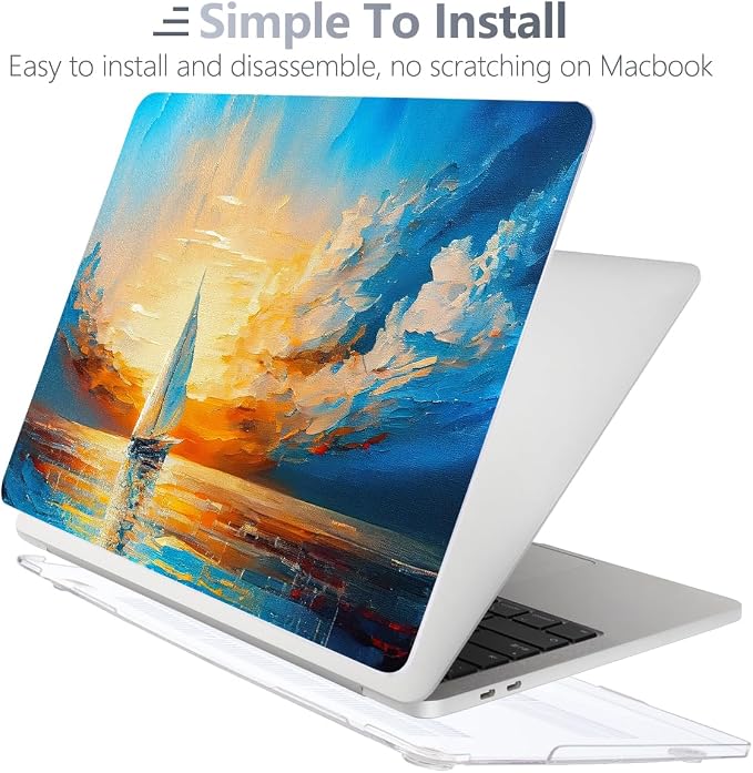 Batianda Design Case for M1 MacBook Air 13 Inch Model A2337 A2179 A1932 2021 - Image 4