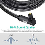 EMK 【Upgraded】 Double 90 Degree Optical Audio Cable Free-Rotating Toslink Plug - Image 7