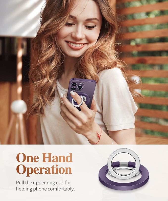 GVIEWIN Magnetic Phone Ring Holder, Compatible - Image 6