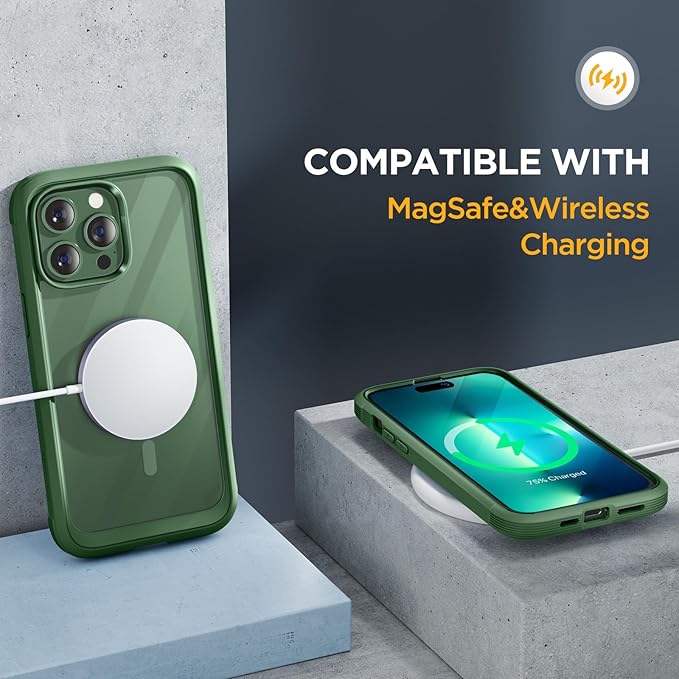 Miracase Magnetic Glass for iPhone 13 Pro Case, Compatible - Image 3