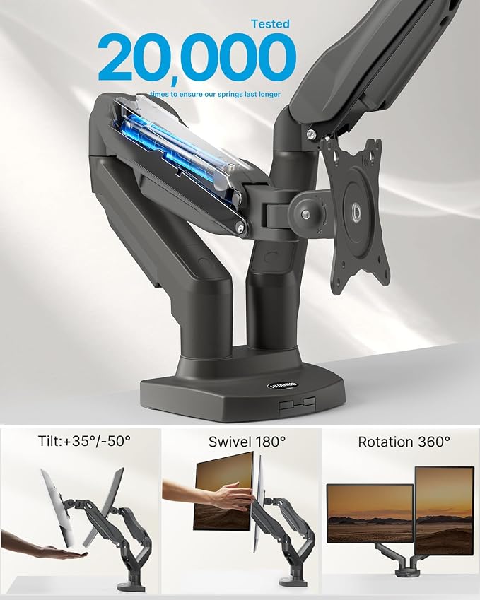 HUANUO Dual Monitor Stand - Image 3