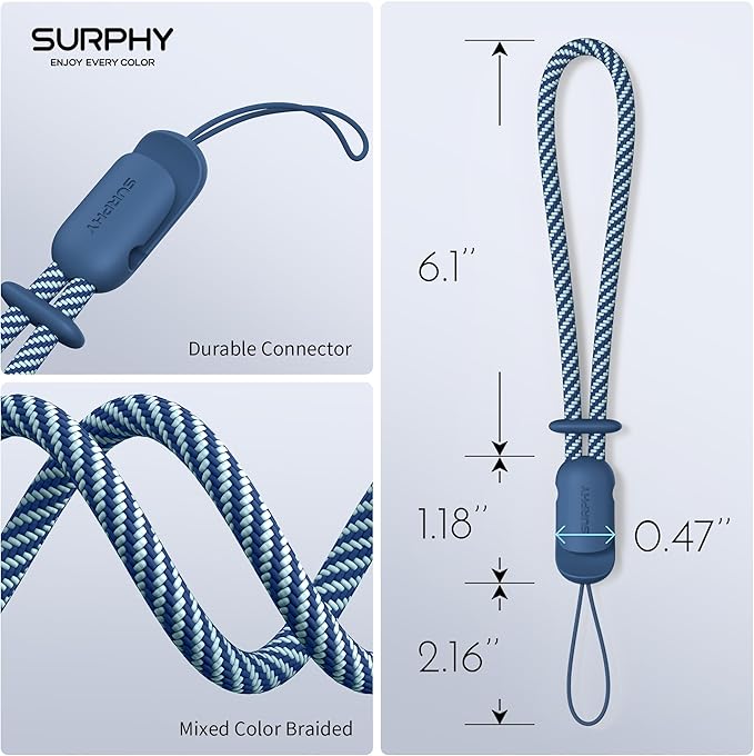 SURPHY 2 Pack Phone Lanyard for Cellphone Case, Phone Wrist Strap for Case - Image 5