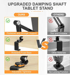 Tablet Stand Holder, Adjustable Foldable Tablet Arm iPad Desk Mount - Image 4