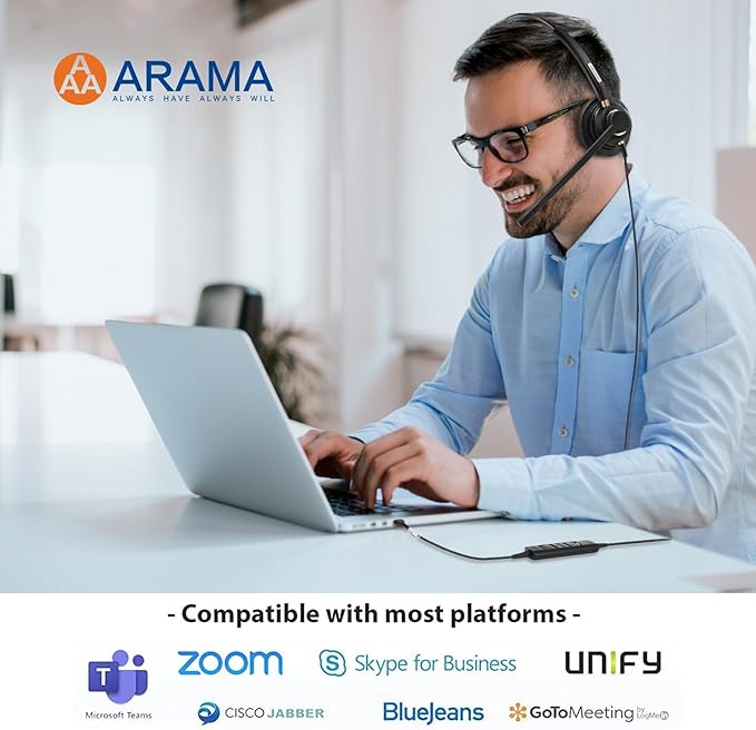 Arama USB Headset with Microphone - Image 6