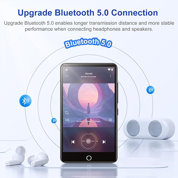 Conrain 96GB MP3 Player with Bluetooth and WiFi, Music Player with Spotify - Image 5