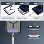Phone Lanyard 2 Pack, 2x Adjustable Crossbody Phone Strap, 2x Tether Tab - Image 2