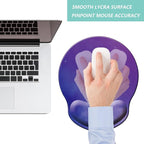 Mouse Pad with Wrist Support, Ergonomic Mouse Pad with Memory Foam Wrist Rest - Image 7